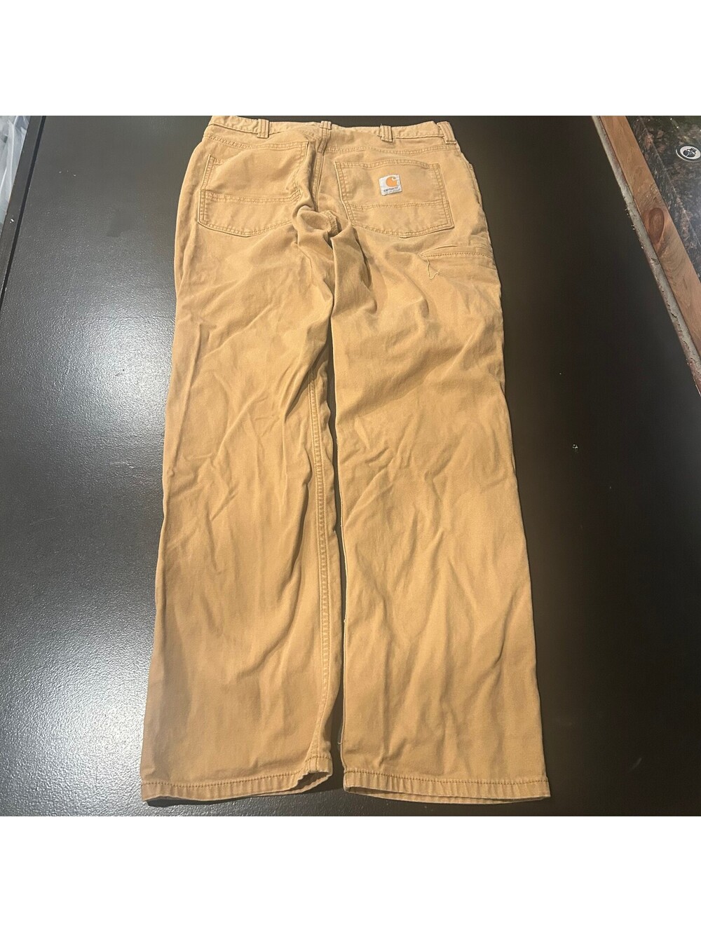 Vintage y2k baggy Carhartt Men's Relaxed Fit Khaki Pants 32x32